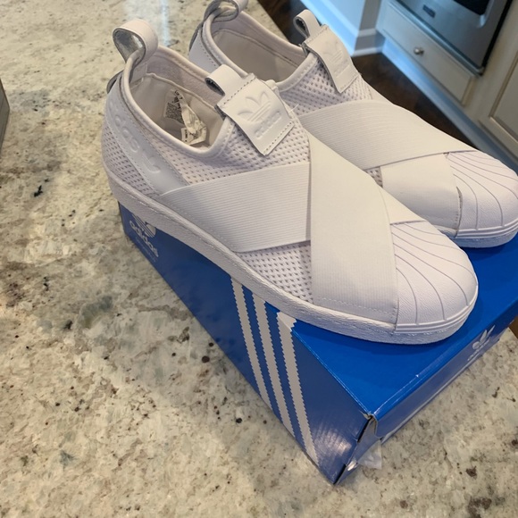 adidas Shoes - Adidas women’s superstar slip on sneakers sz 7